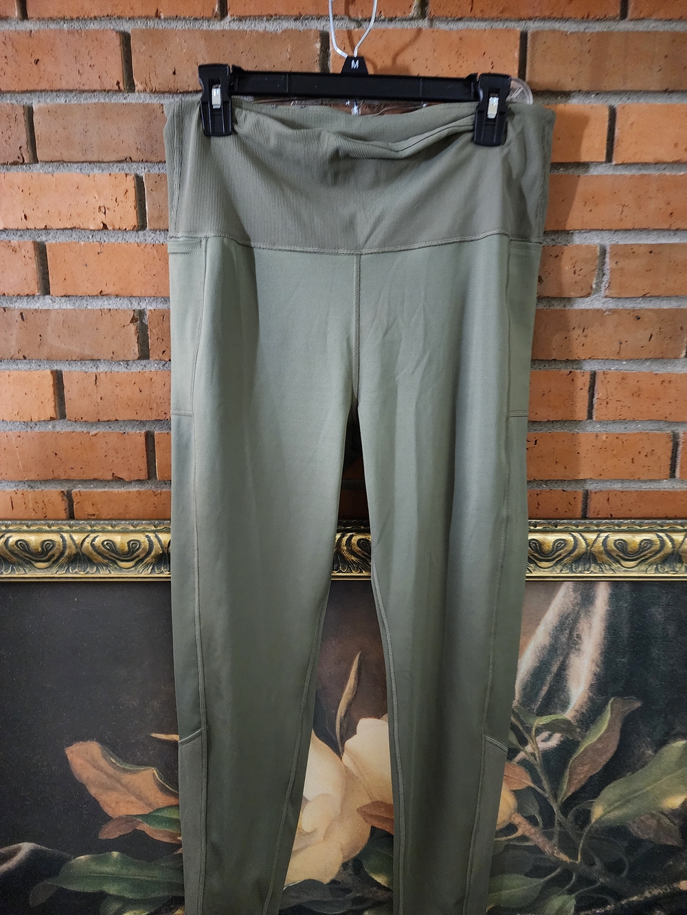 Columbia Olive Green High-Waist Leggings XL - Picture 4 of 12